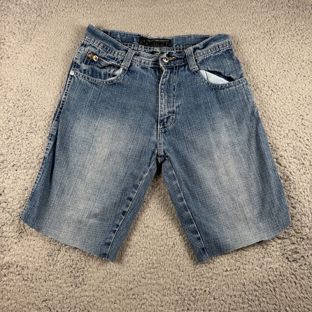 VTG SouthPole Shorts Boys Size 26 Baggy Faded Jorts Skater Hip Hop Y2K